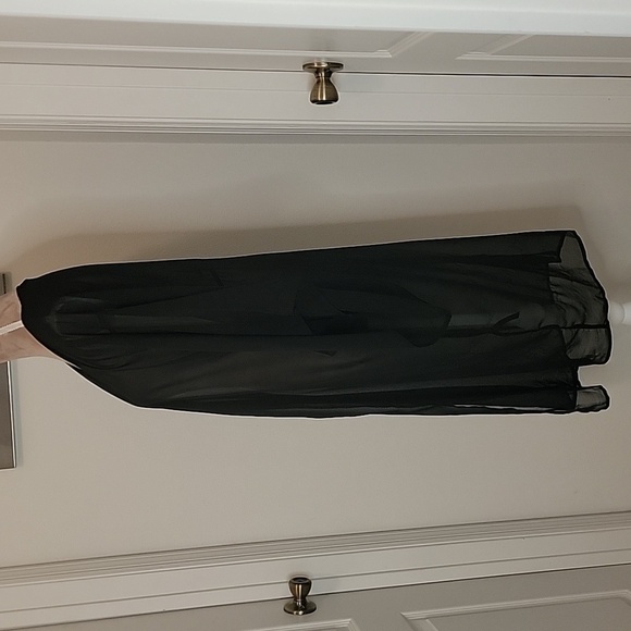 ASOS Swim Sheer Black Bathing Suit Cover Up.  Size 6, EUC - Picture 3 of 9